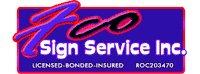 FCO Sign Service
